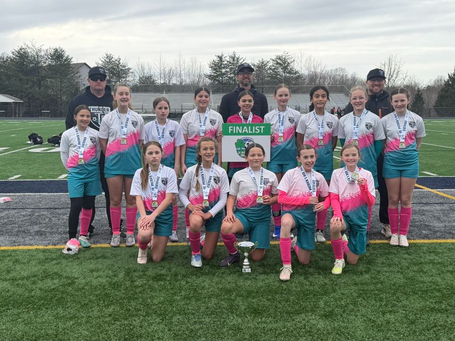 Thunder U13 Girls tournament finalists